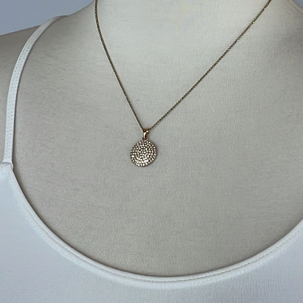 Talbots Rhinestone/Gold Necklace - Picture 5 of 13